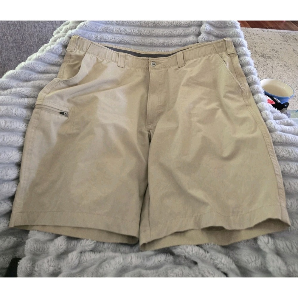 Ascend‎ Men's Hiking Shorts 42x9.5 Khaki Stretch Performance Outdoor Trail